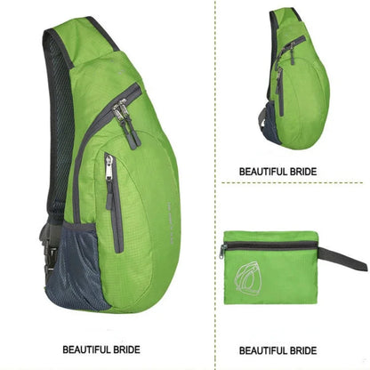 Waterproof Sling Bag – Foldable Crossbody Chest Pack for Hiking & Travel
