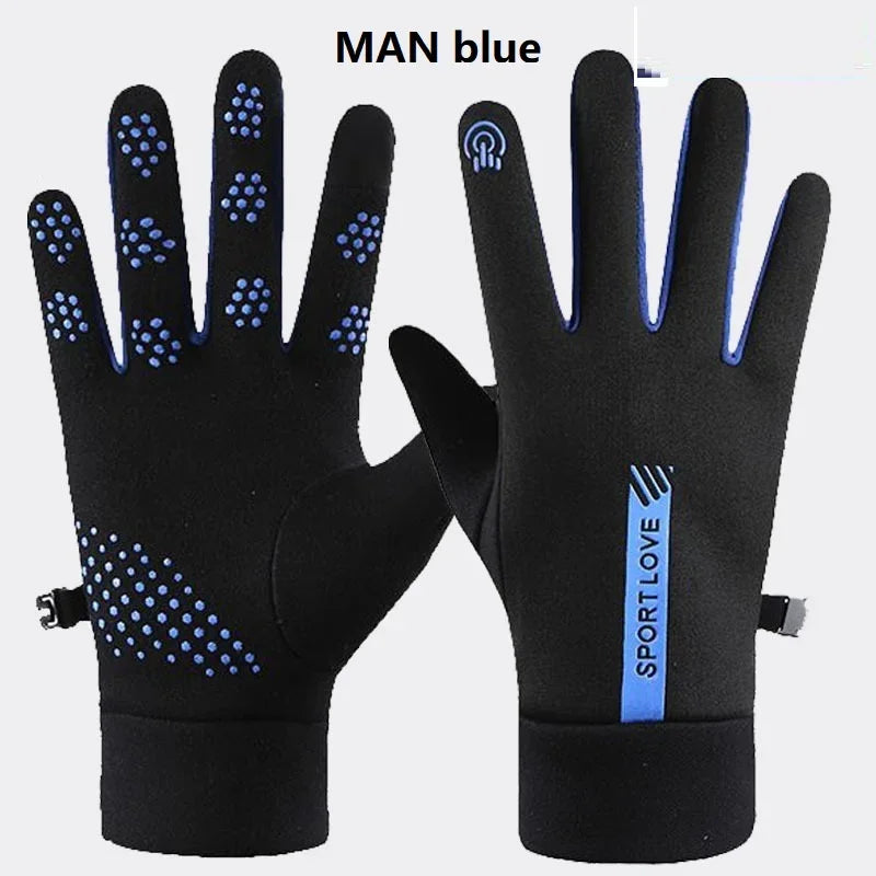 Waterproof Winter Sports Gloves – Anti-Slip Touchscreen Cycling