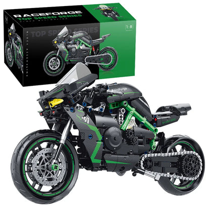 MOC Sportster Chopper Motorcycle Building Blocks Set – 1:8 Scale