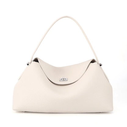 Leather Shoulder Bag for Women – Large Capacity Commute Handbag