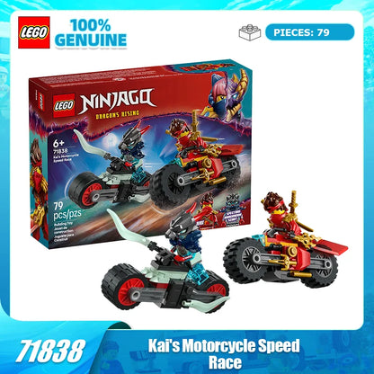 LEGO Ninjago Kai's Motorcycle Speed Race 71838 Dragons Rising Set