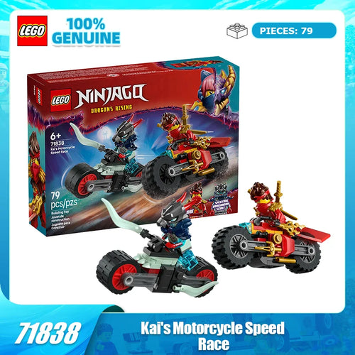 LEGO Ninjago Kai's Motorcycle Speed Race 71838 Dragons Rising Set