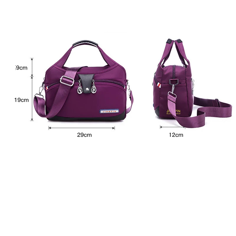 Multifunction Oxford Crossbody Shoulder Bag for Women