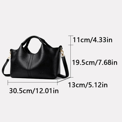 Soft Leather Tote Handbag – Women's Luxury Shoulder & Crossbody Bag