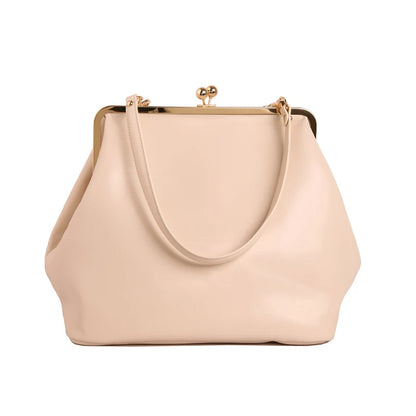Women S Bag Retro Shell Oblique Span Clip Single Shoulder Large Capacity Trendy Portable Handbags