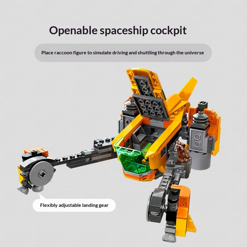 LEGO Marvel 76254 Baby Rocket's Ship Building Set – 330 Pieces