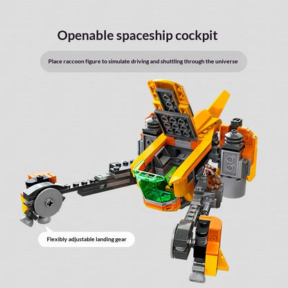 LEGO Marvel 76254 Baby Rocket's Ship Building Set – 330 Pieces