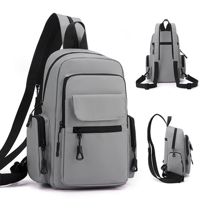 Crossbody Sling Bag for Men – Multi-Pocket Chest Pack