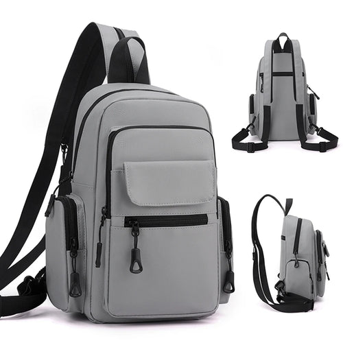 Crossbody Sling Bag for Men – Multi-Pocket Chest Pack