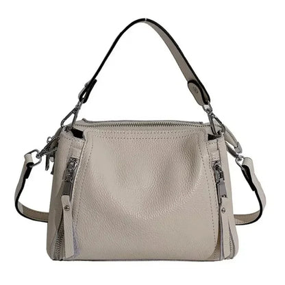 Genuine Leather Handbag Women's Cowhide Shoulder & Crossbody Bag