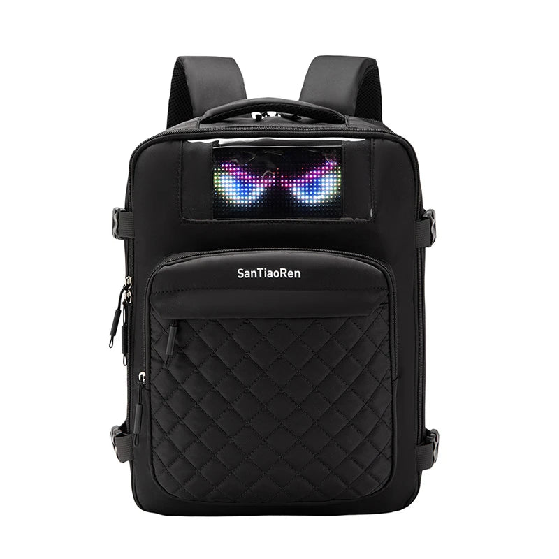 LED Display Laptop Backpack – Large Capacity Smart Bag