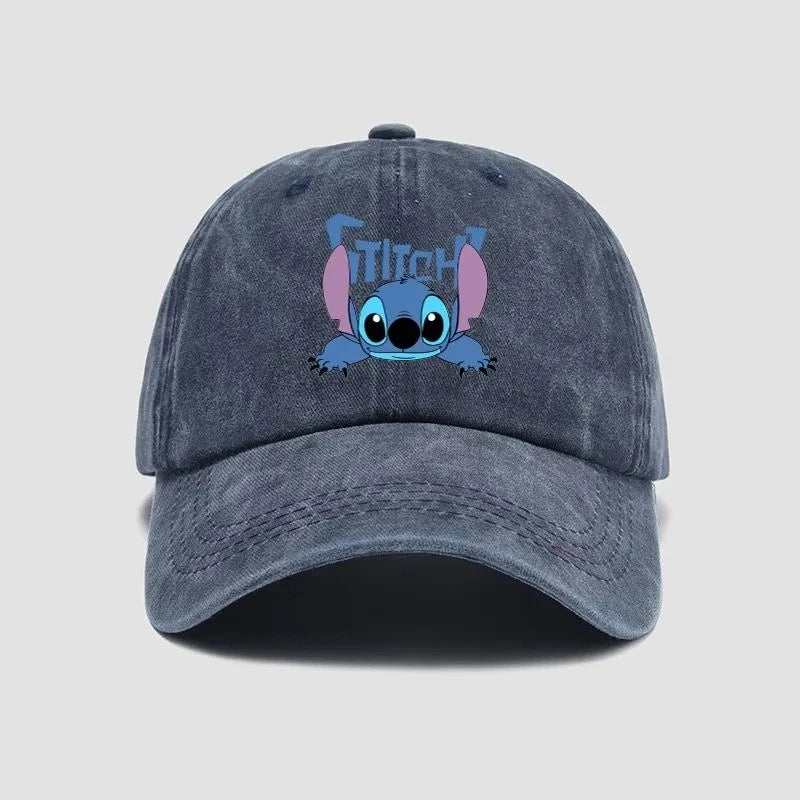 Stitch Cartoon Baseball Cap – Kawaii Anime Snapback Hat