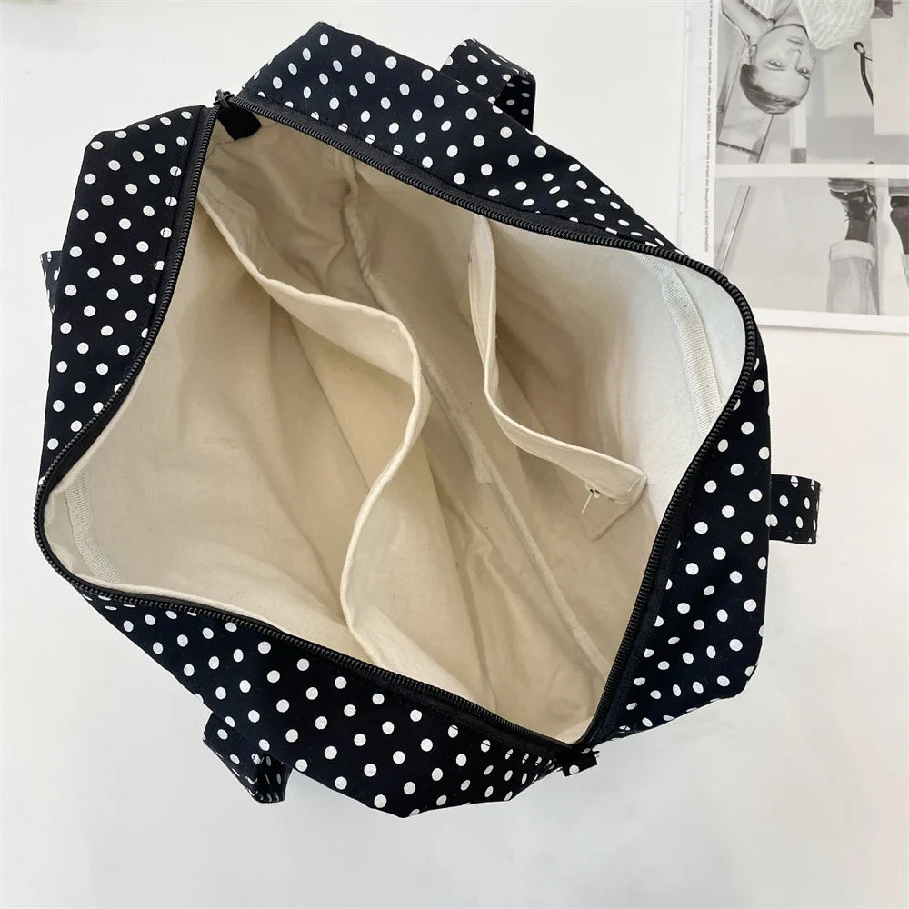 Polka Dot Ita Bag – Y2K Transparent Window Shoulder Bag