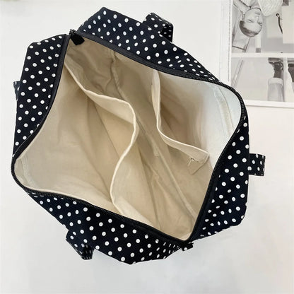 Polka Dot Ita Bag – Y2K Transparent Window Shoulder Bag