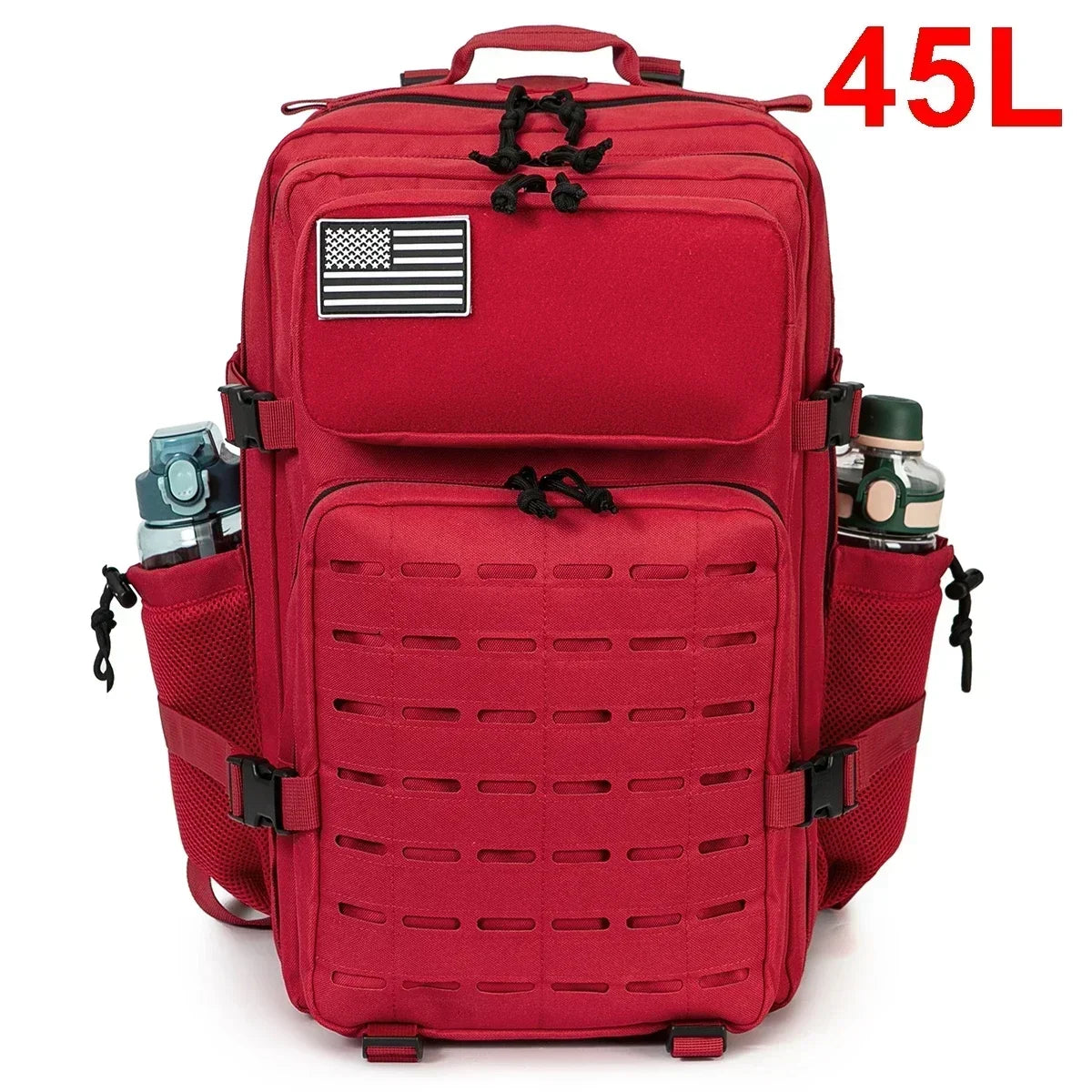 Tactical Backpack with MOLLE System & Dual Cup Holders