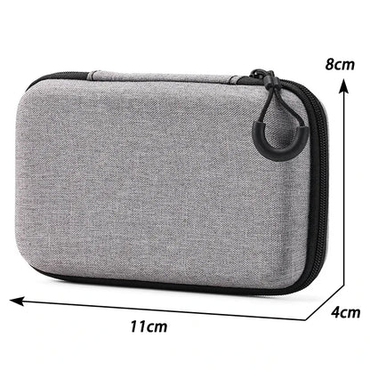 Mini Digital Accessories Storage Bag – Portable Case for Cables, Chargers & USB
