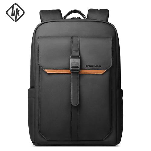 Vintage Flap Backpack for Men – Waterproof 15.6" Laptop College Travel Bag