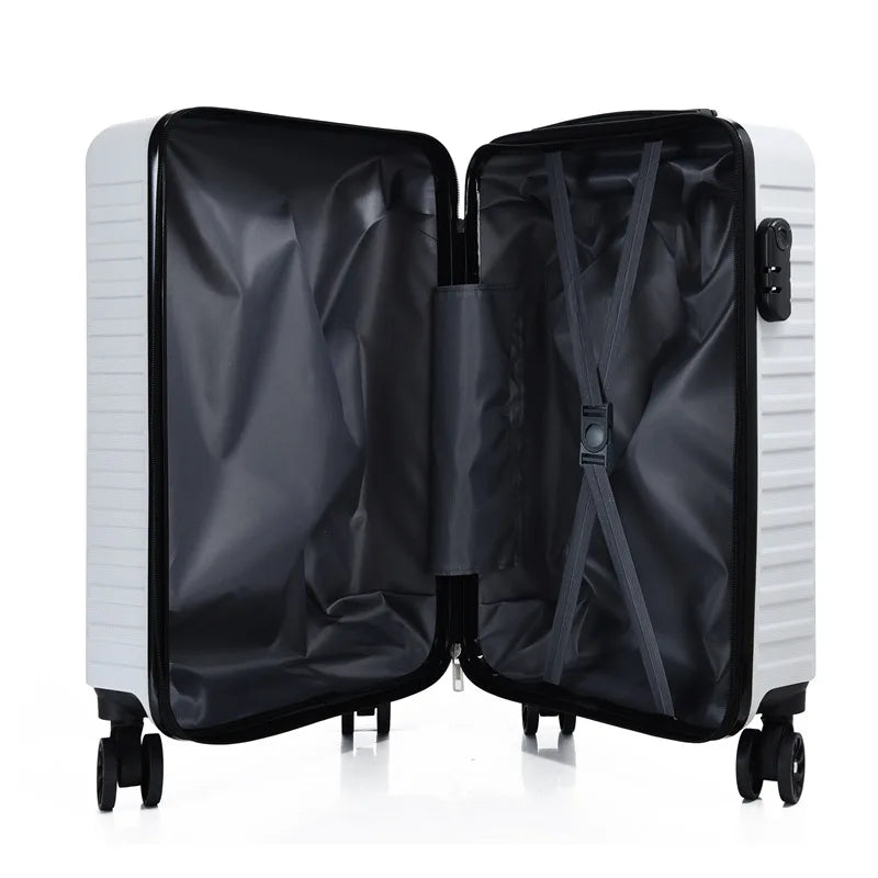 20-Inch Hard Shell Rolling Luggage Suitcase with Spinner Wheels