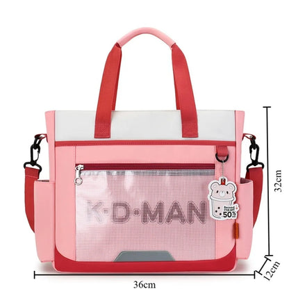 Large Capacity Waterproof Tote Bag for School & Daily Use