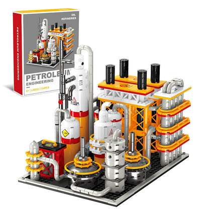 Oil Field Pump Jack MOC Building Blocks Set – City Engineering Bricks