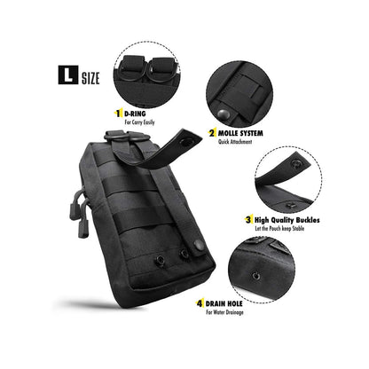 Tactical MOLLE EDC Utility Pouch – Compact & Water-Resistant