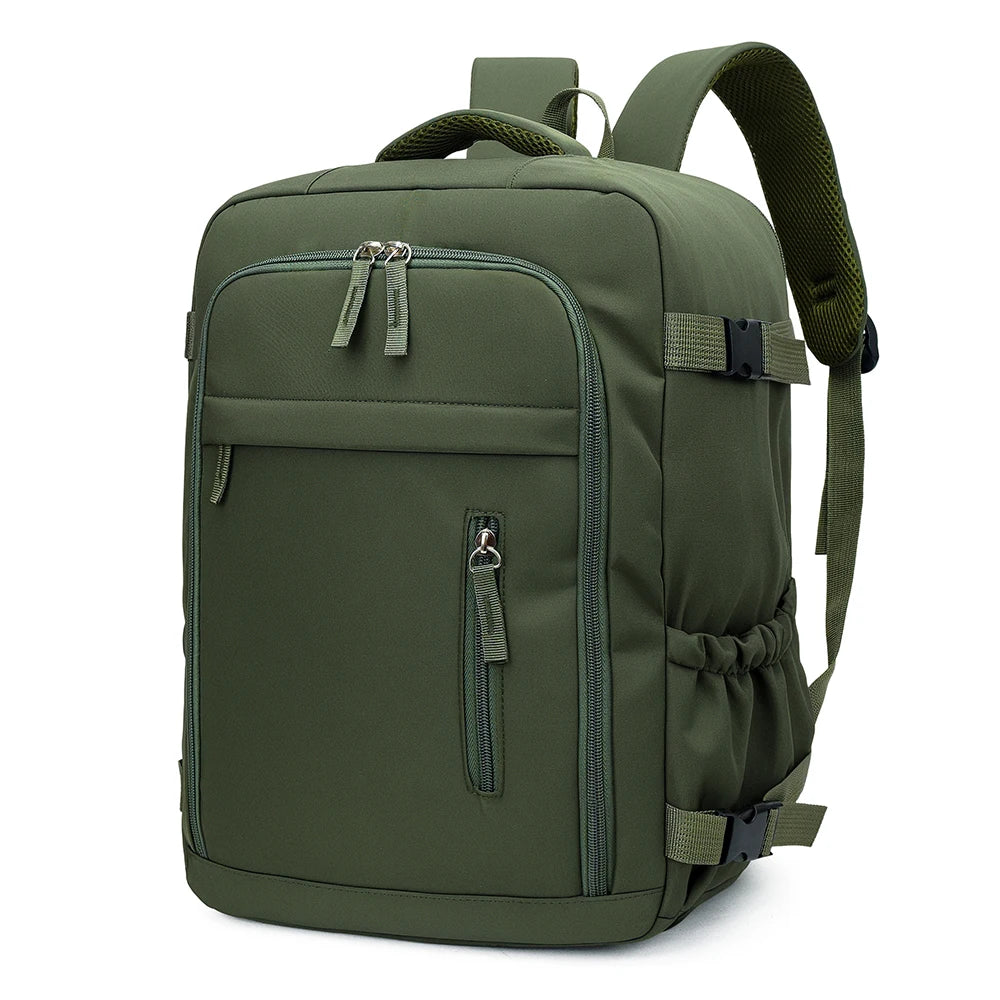 Airline-Approved Carry-On Backpack – Nylon Flight Bag with Shoe Compartment
