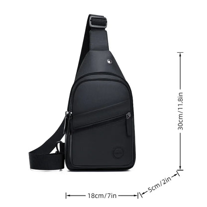 Men's Sling Chest Bag – Lightweight Multi-Pocket Crossbody