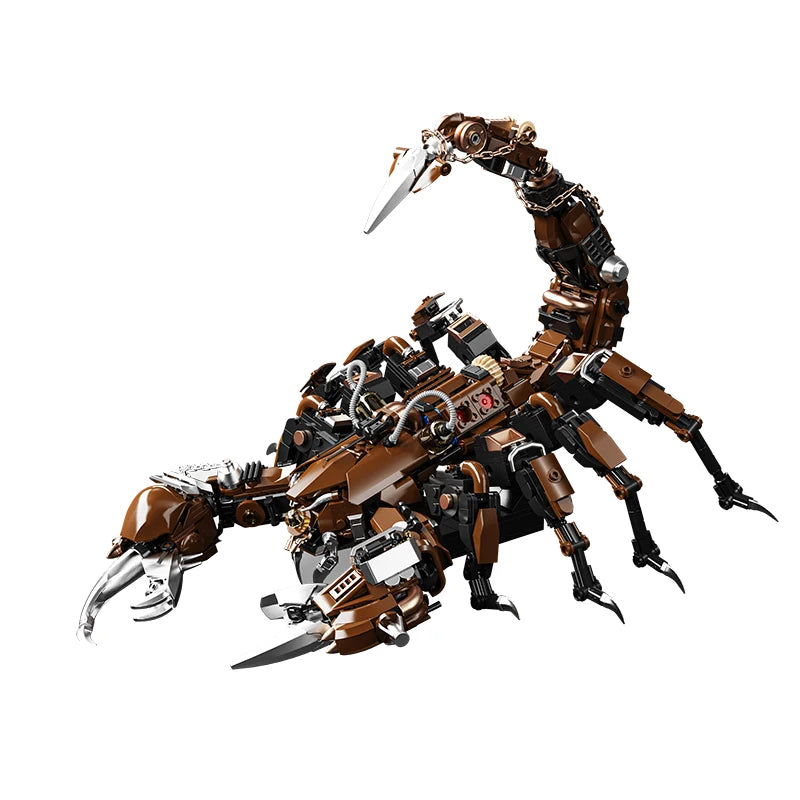 Mechanical Scorpion MOC Building Blocks – Steampunk Robot Model