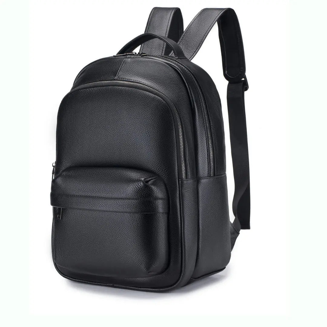 Genuine Leather Men's Backpack – Luxury Business Laptop Bag