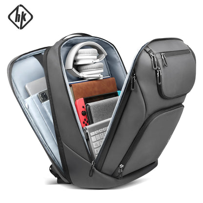 17-Inch Laptop Backpack for Men – Large Capacity Anti-Theft Travel & Business Weekender Bag