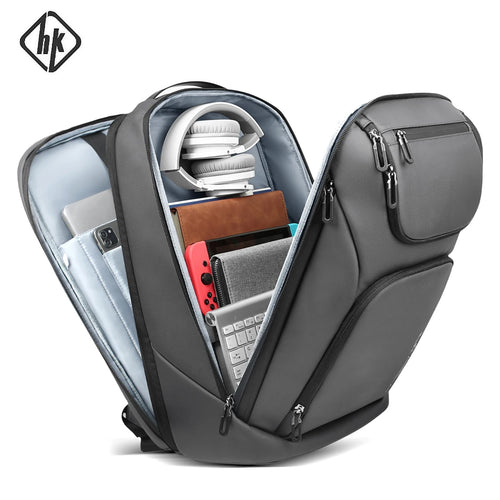 17-Inch Laptop Backpack for Men – Large Capacity Anti-Theft Travel & Business Weekender Bag