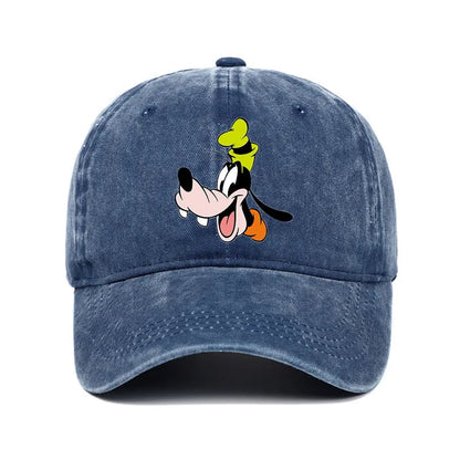 Cartoon Character Baseball Cap – Vintage Washed Unisex Hat
