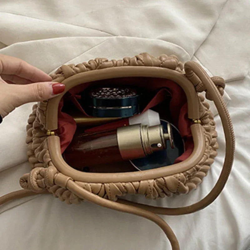 Women's Quilted Crossbody Bag – Designer Clutch Purse