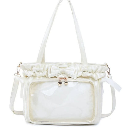 Ita Bag Clear Window Crossbody – Lolita Anime DIY Badge Bag
