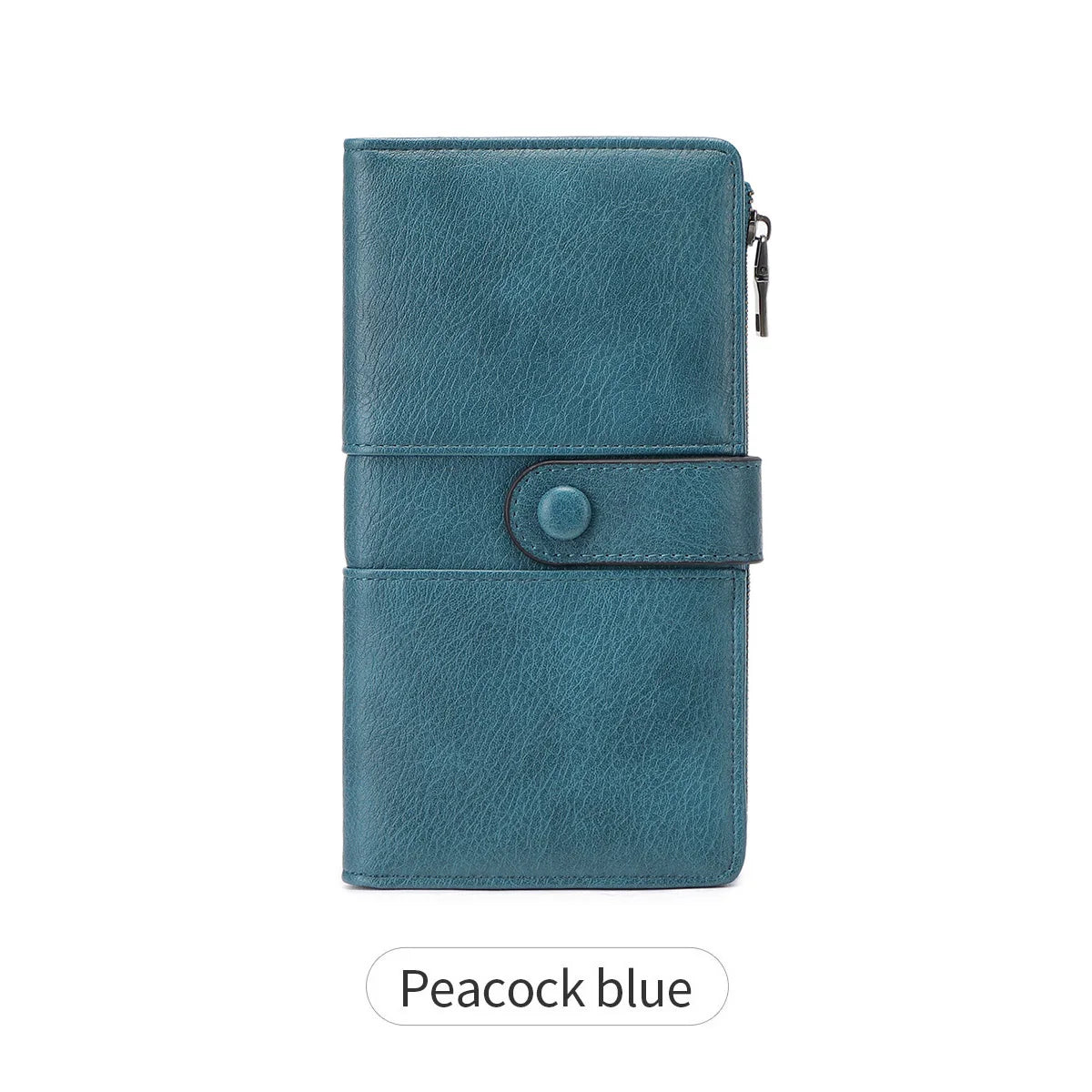 RFID Blocking Long Bifold Wallet for Women