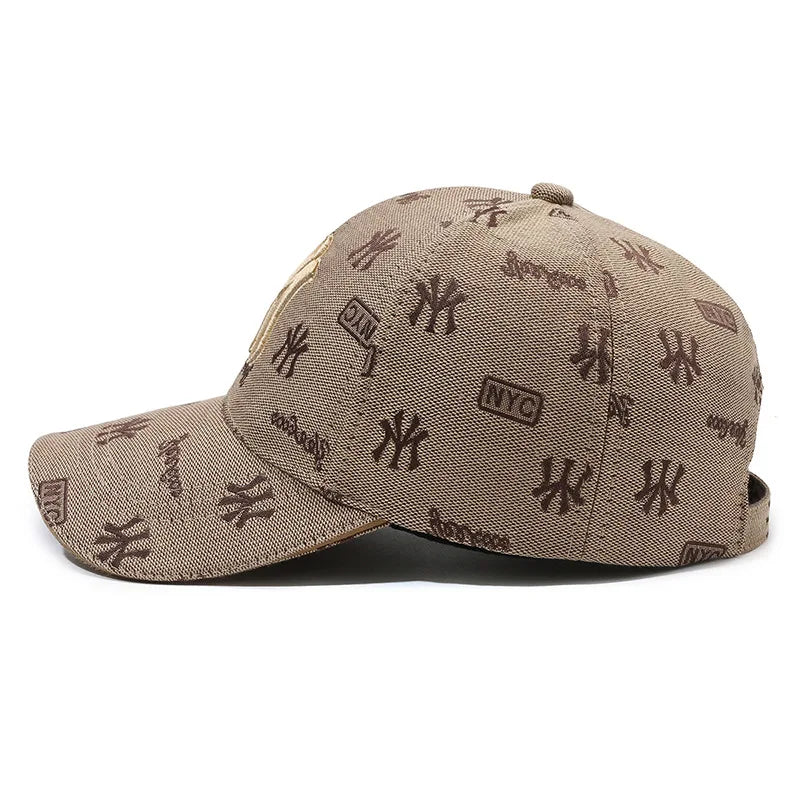 Letter Embroidery Baseball Cap – Unisex Outdoor Visor Hat