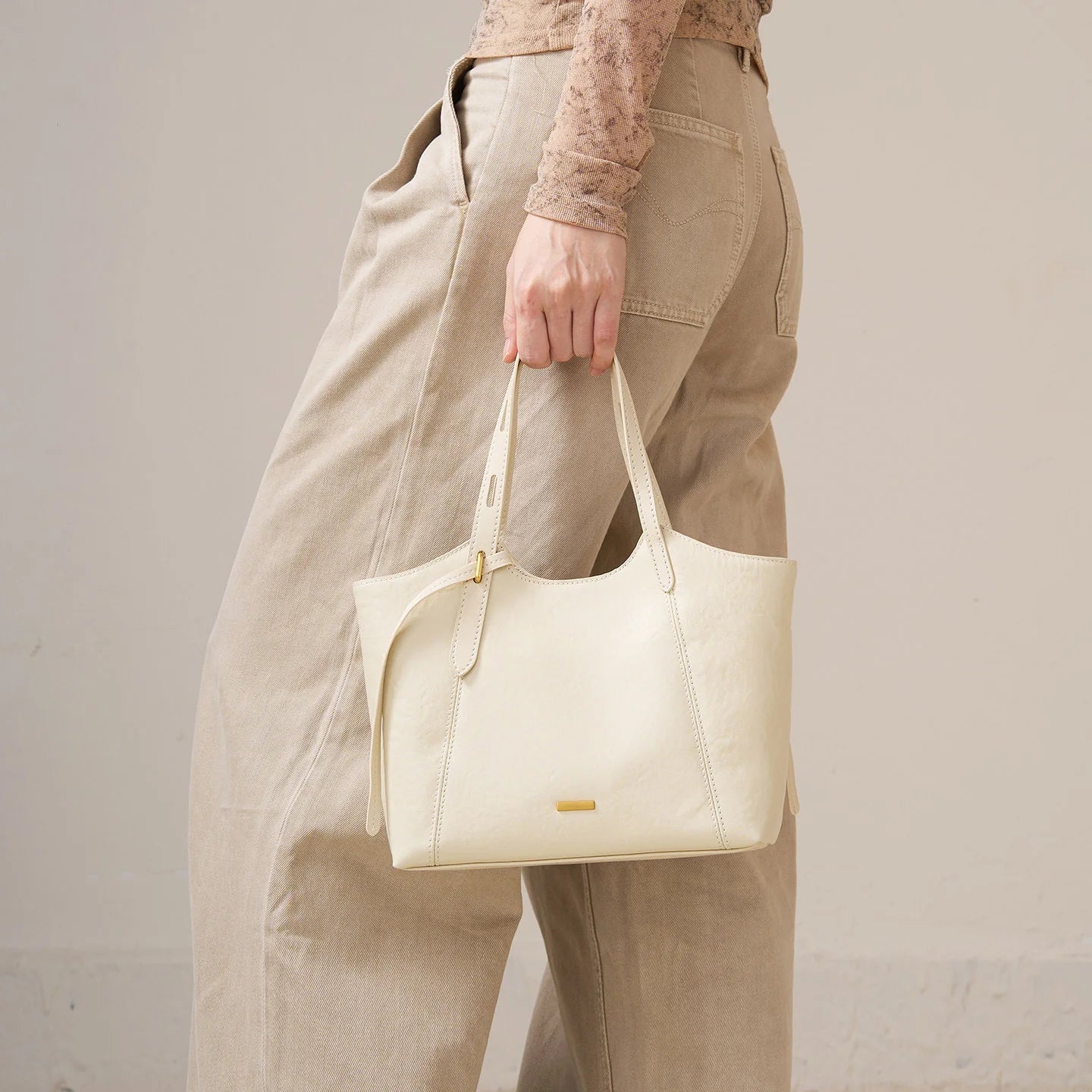 Genuine Cowhide Leather Tote Bag for Women – Pebbled Multi-Color