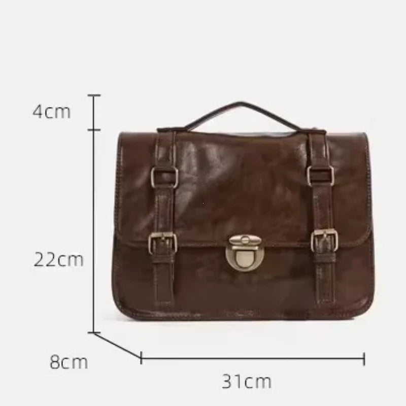 Vintage Women's Messenger Bag – Y2K Satchel Crossbody