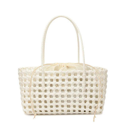 Handmade Woven Straw Beach Bag for Women – Summer Tote