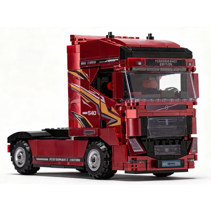 Semi Truck MOC Building Set – Technical Tractor Bricks Model