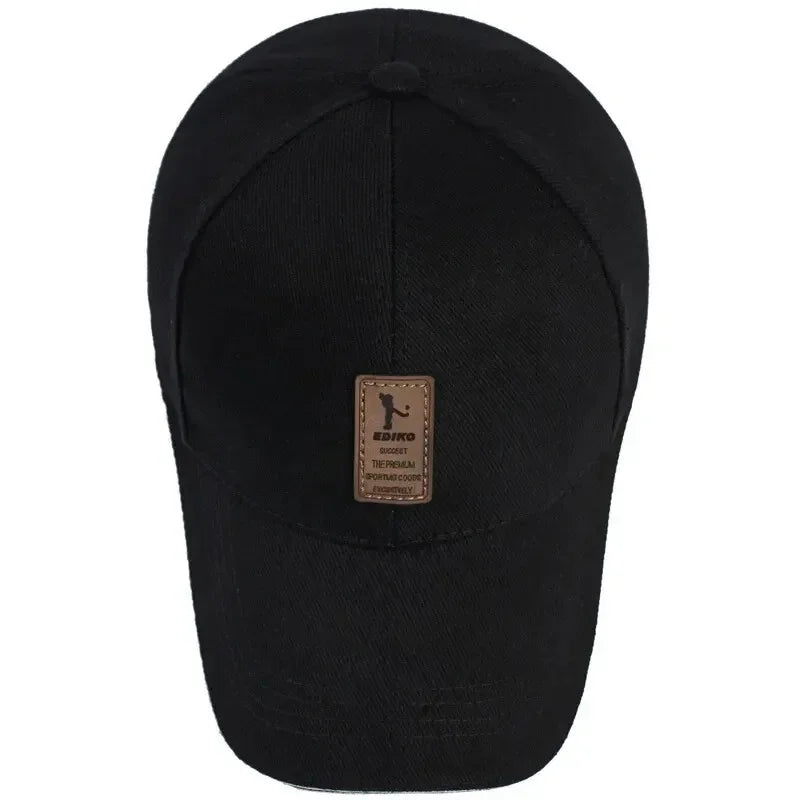 Structured Cotton Snapback Baseball Cap – Unisex Summer Sunhat