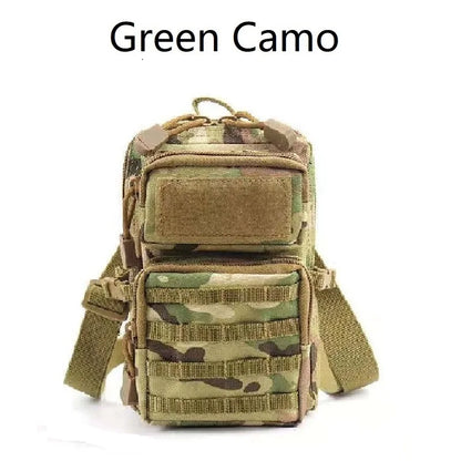 Tactical MOLLE Sling Bag – Waterproof Outdoor Waist Pack