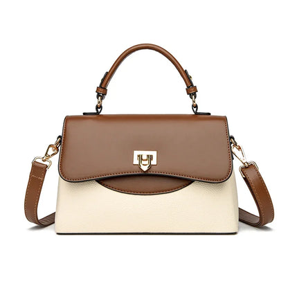 Women's Leather Crossbody Bag – Large Capacity Shoulder Handbag