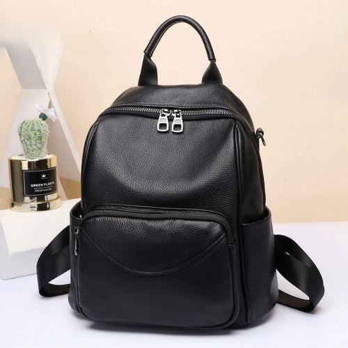 Genuine Leather Women's Backpack – Luxury Designer Style