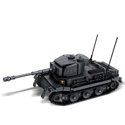 Tiger P Tank Building Block Set – Military WWII Brick Model Kit