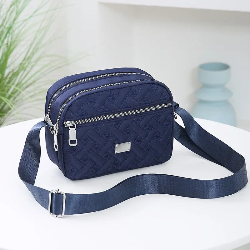 Quilted Crossbody Bag for Women – Lightweight Messenger Purse