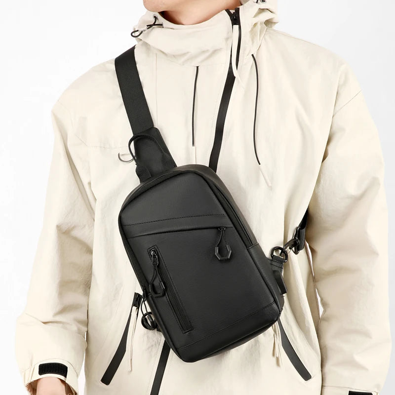Men's Crossbody Sling Bag – Sports Chest Pack for Daily Use