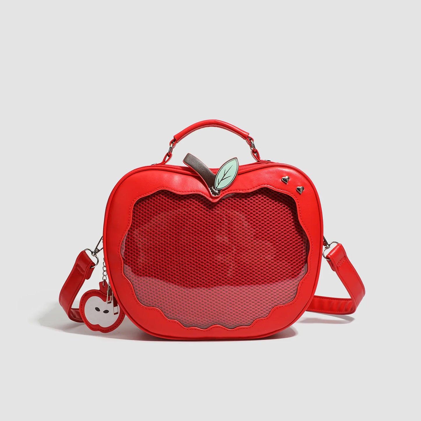Apple Shape Ita Bag – Cute Y2K Crossbody Handbag for Girls