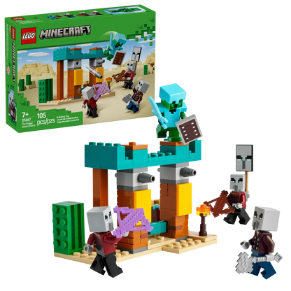 LEGO Minecraft Illager Desert Patrol Building Set 21267