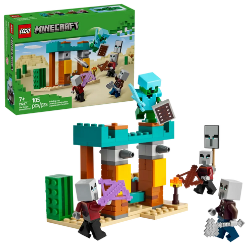 LEGO Minecraft Illager Desert Patrol Building Set 21267